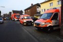 Feuer 2 Vollbrand Reihenhaus Roggendorf Berrischstr P242